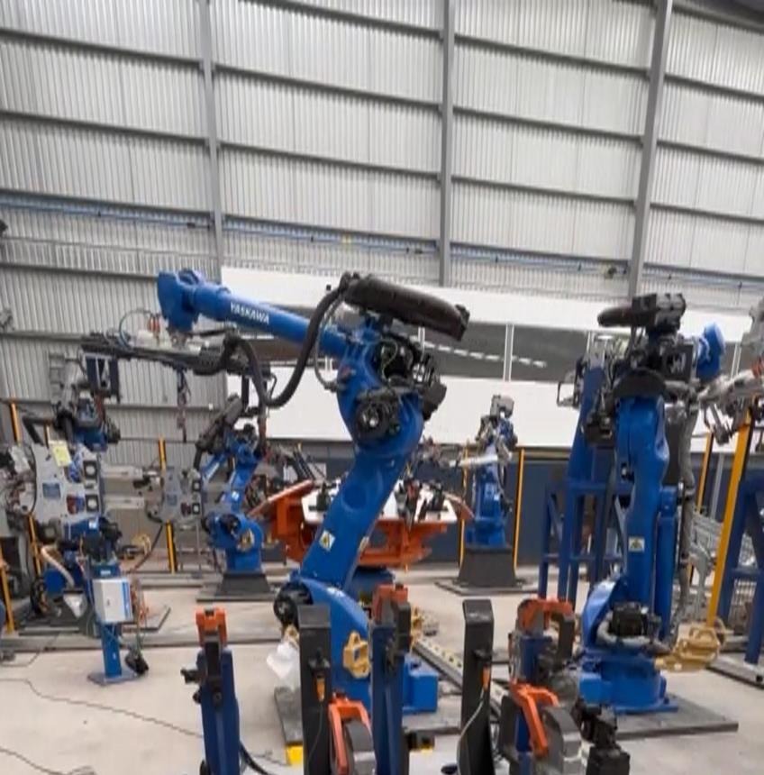 Celda de robots industriales